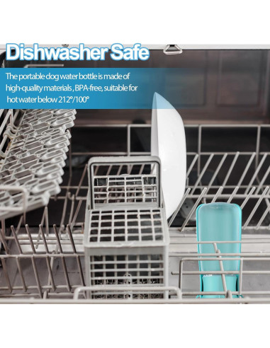 Botella de Agua Portátil para Perros SHAFGO 550 ML