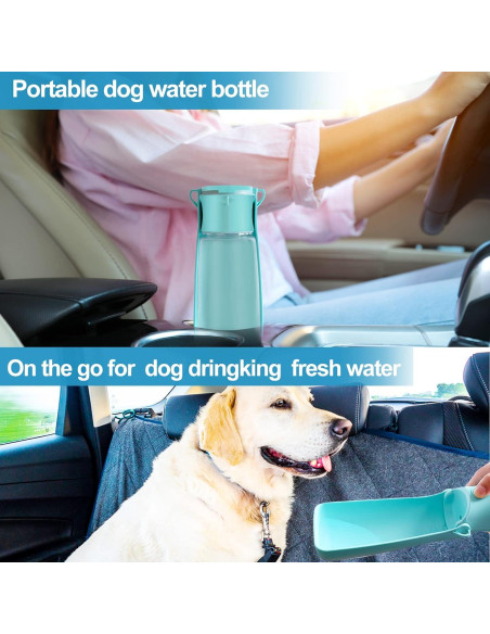 Botella de Agua Portátil para Perros SHAFGO 550 ML