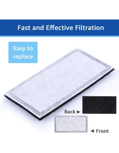 12 Filtros de Agua de Carbón MyfatBOSS para Fuente Pioneer Pet