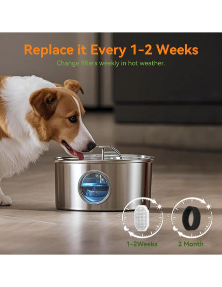 Paquete de 32 filtros de agua Rellaty Neareal 3.2L acero inoxidable Paquete de 32 filtros de agua Rellaty Neareal 3.2L acero inoxidable