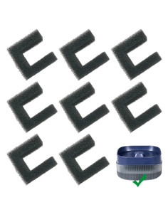 Paquete de 9 Filtros de Espuma Katlikatqi para Fuente de Agua