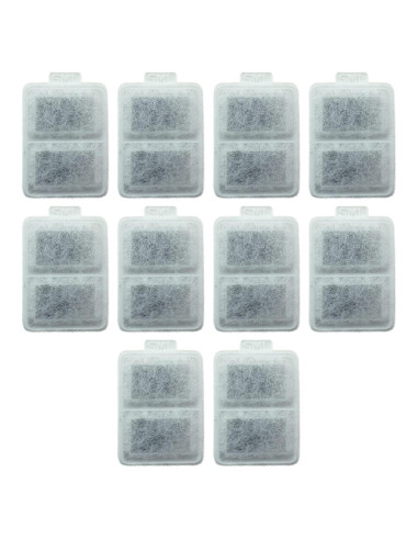 Filtro de Agua Pequeño PET STANDARD para Fuente Whisker City - 10 Unidades