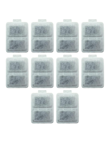 Filtro de Agua Pequeño PET STANDARD para Fuente Whisker City - 10 Unidades