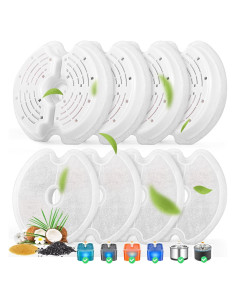 Filtros de agua para gatos Monsin - Paquete de 8 unidades