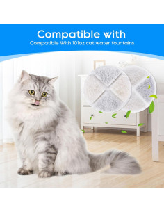 Paquete de 12 filtros de agua para gatos MyfatBOSS 2