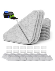 Paquete de 12 Filtros de Reemplazo para Fuentes de Agua ITSCUTE 7L