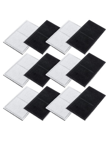 Filtro de agua para gatos CHNLML, 12 unidades, carbón activado