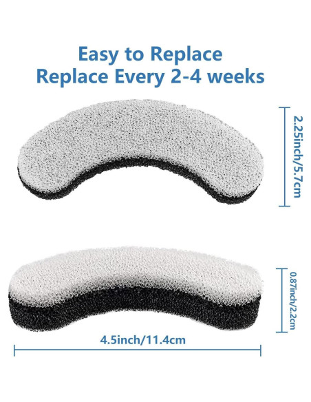 Filtros de Agua para Mascotas HZPOWEN WF050 - Paquete de 12