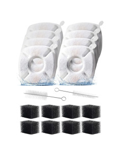 18 Filtros de Agua para Gatos Zeewoo 2.8L Triple Filtración