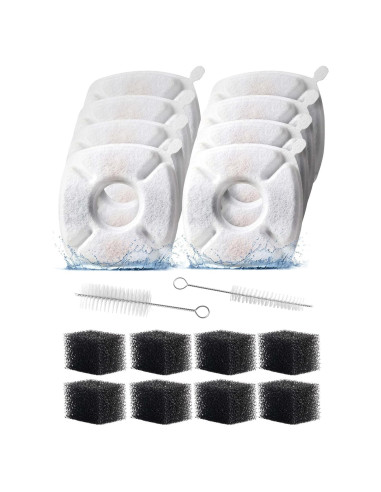 18 Filtros de Agua para Gatos Zeewoo 2.8L Triple Filtración