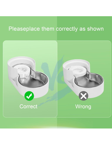 Filtros de agua para dispensador de mascotas Bravelk - 4 piezas