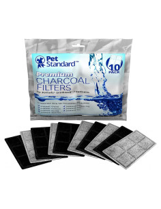 Filtros de Carbón Premium PetSafe para Fuentes Drinkwell - 10 Unidades