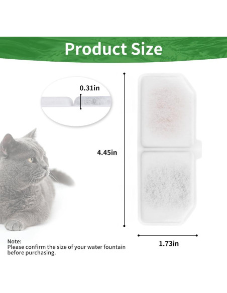 Filtros de Agua para Gatos DODOCAT - Paquete de 8 Filtros