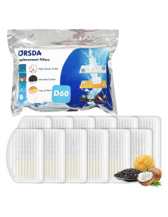 Filtros de Agua para Gatos ORSDA D60/3L - 12 Piezas