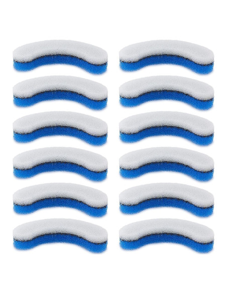 Filtros de Agua Premium PetStandard para Fuente NPET WF050 - 12 Piezas