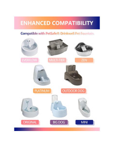 Filtros de Agua para Mascotas TOGGATH 6 Pack Compatible PetSafe 2