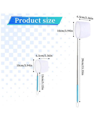 Red de Pesca para Acuario Hariendny 10.2 cm Mango Extensible