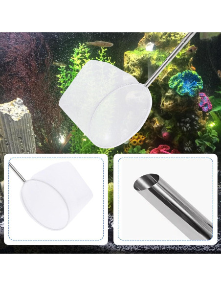 Red de Pesca para Acuario Hariendny 10.2 cm Mango Extensible