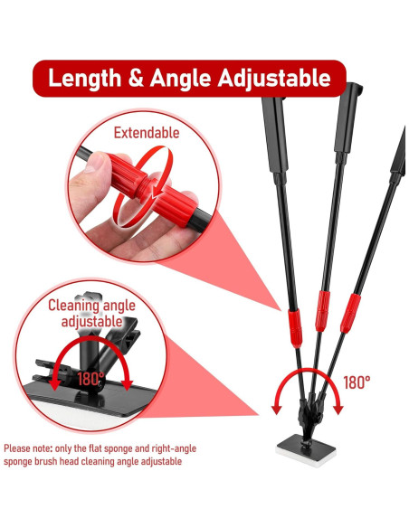 Kit de Limpieza de Acuario 6 en 1 Timwaygo con Mango Telescópico
