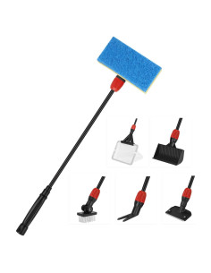 Kit de Limpieza de Acuario 6 en 1 Hygger con Mango de 44.9 cm