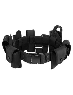 Cinturón Táctico KDKDXV 10 en 1 Ajustable 5,08 cm Negro