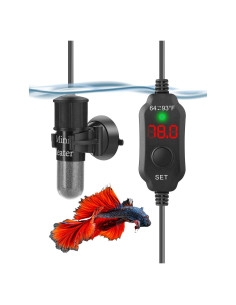 Calentador de Acuario Submersible AquaMiracle 20W Mini 2-4 Galones