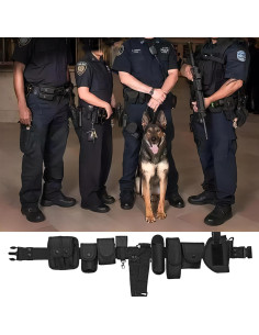 Cinturón Táctico KDKDXV 10 en 1 Ajustable 5,08 cm Negro 2