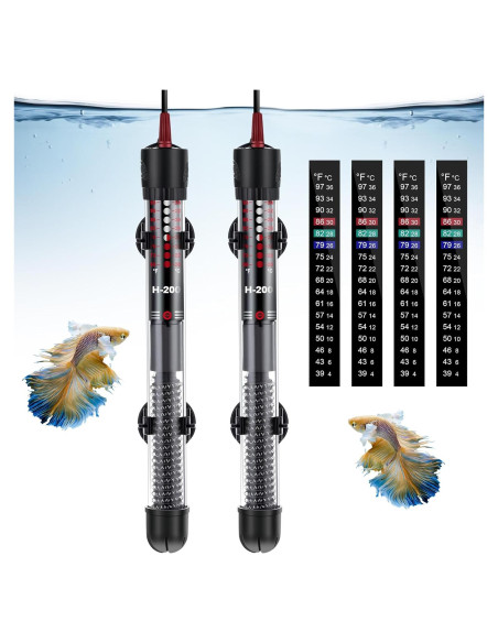 Calentador de Acuario Dreyoo 100W Ajustable para Peceras