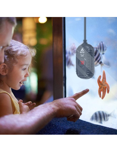 Calentador de Acuario Pequeño DaToo 50W Sumergible LED