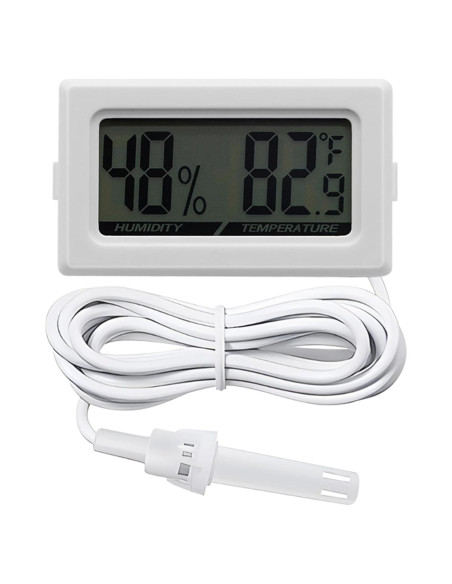 Termómetro Digital Higrómetro Poly para Reptiles 2 en 1