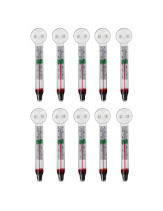 Termómetros Flotantes para Acuarios 10 Piezas - Medidores de Temperatura