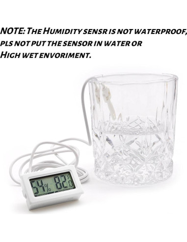 Termómetro Digital Higrómetro Poly para Reptiles 2 en 1