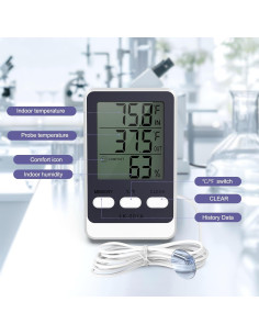 Termómetro Digital JXTZ para Refrigerador y Congelador 2