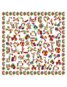 80 Mini Cubos Fidget Shappy Juguetes Sensoriales para Niños