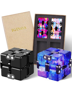 4 Cubos Infinito Antiestrés IGINOA Multicolor 4x4 cm 2