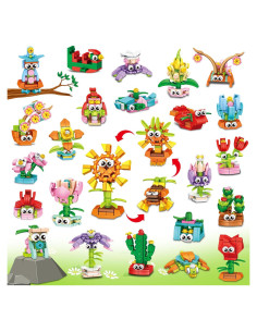 36 Paquetes de Regalos de Construcción de Flores IMCUAMK