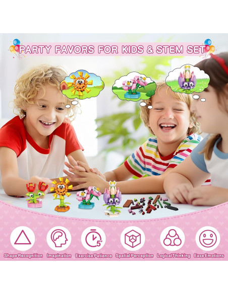 36 Paquetes de Regalos de Construcción de Flores IMCUAMK