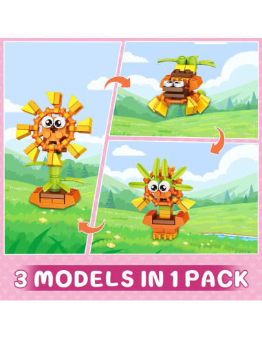 36 Paquetes de Regalos de Construcción de Flores IMCUAMK