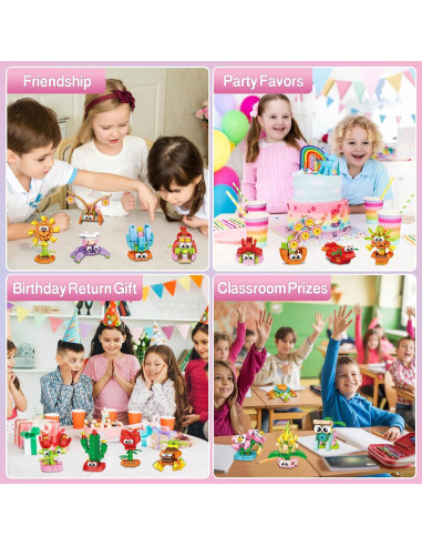 36 Paquetes de Regalos de Construcción de Flores IMCUAMK