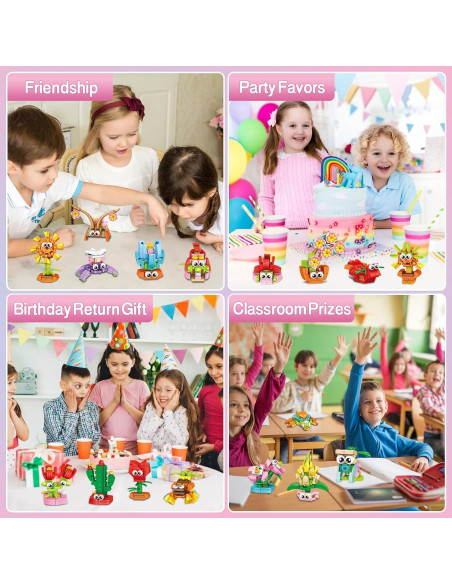 36 Paquetes de Regalos de Construcción de Flores IMCUAMK