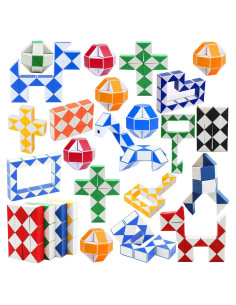 Paquete de 24 Cubos Mágicos de Serpiente Dungsko - Juguetes para Niños