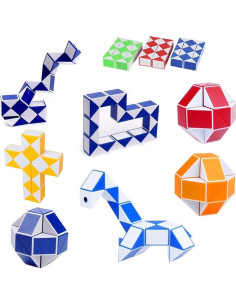 Paquete de 24 Cubos Mágicos de Serpiente Dungsko - Juguetes para Niños 2