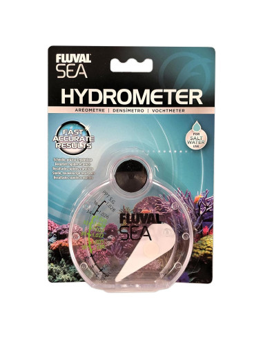 Hidrómetro Fluval Sea para Acuario Marino - Preciso y Compacto