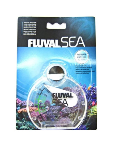 Hidrómetro Fluval Sea para Acuario Marino - Preciso y Compacto