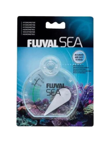 Hidrómetro Fluval Sea para Acuario Marino - Preciso y Compacto