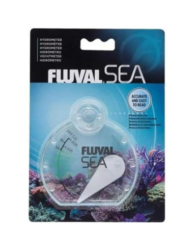 Hidrómetro Fluval Sea para Acuario Marino - Preciso y Compacto