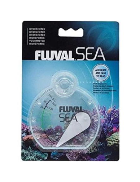 Hidrómetro Fluval Sea para Acuario Marino - Preciso y Compacto