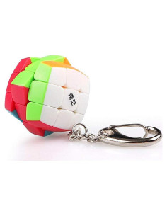 Cubo Llavero 3x3 Mini Qiyi 3cm Velocidad Sin Etiquetas