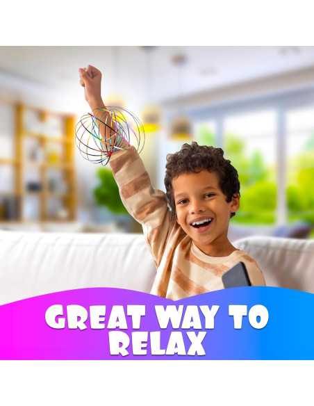 2 Pcs Anillos de Flujo DIMROM - Juguete Calmante 12.95 cm