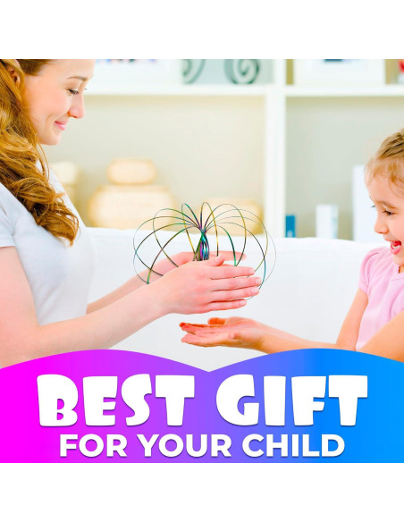 2 Pcs Anillos de Flujo DIMROM - Juguete Calmante 12.95 cm